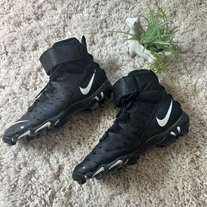 Nike FastFlex alpha cleats sneaker shoe swoosh black & white men’s size …